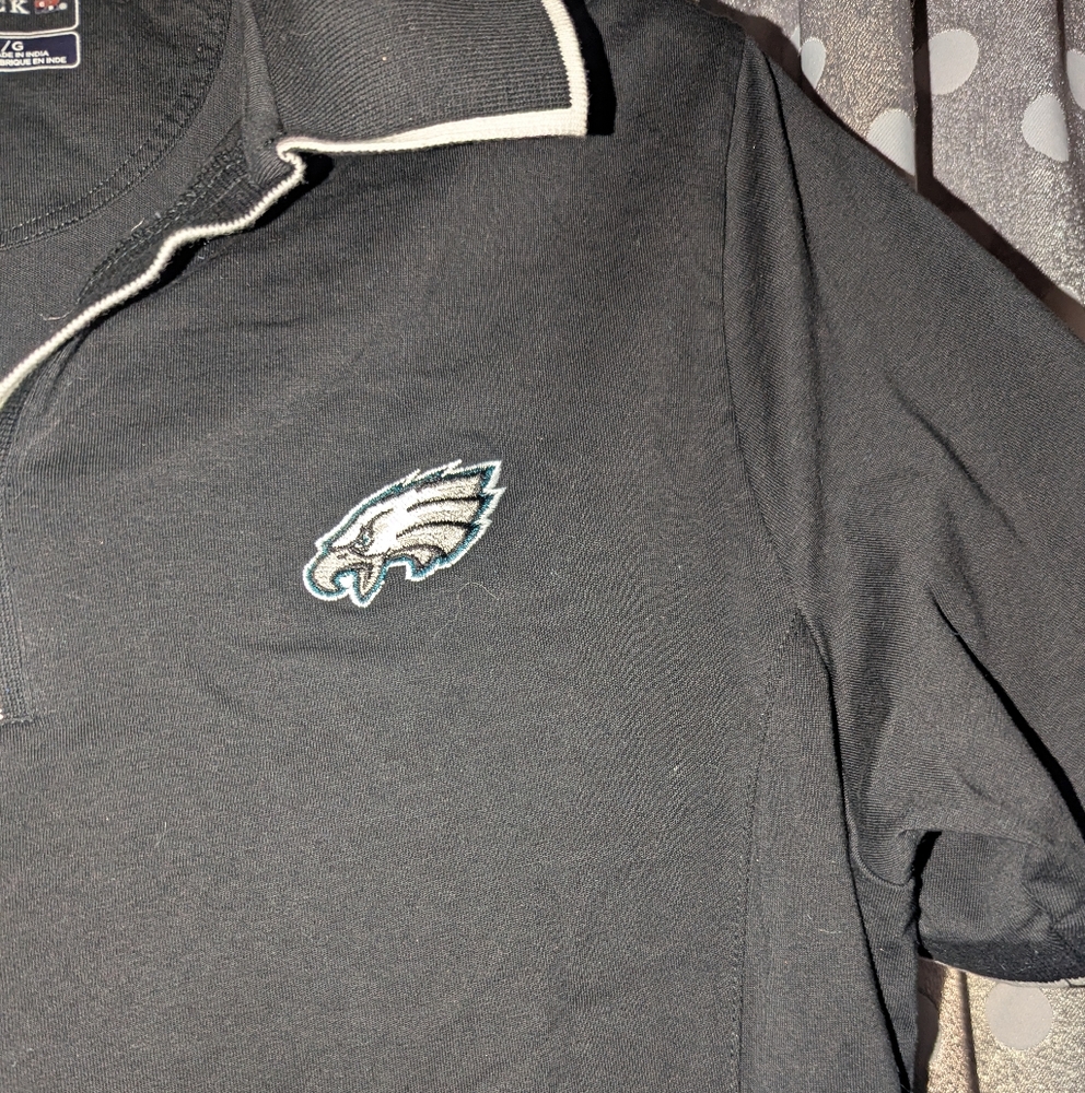 CUTTER & BUCK Eagles Polo Organic Cotton Shirt L